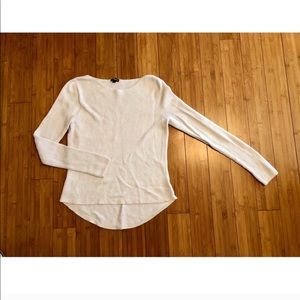 White long sleeve sweater